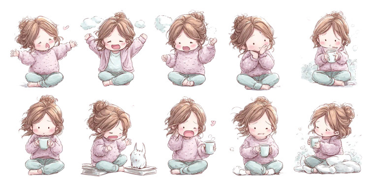 Chibi Mother Emotions Vinyl Car Decal Sticker – Waterproof & UV-Resistant  Chibi Mother Emotions Vinyl Car Decal Sticker – Waterproof & UV-Resistant