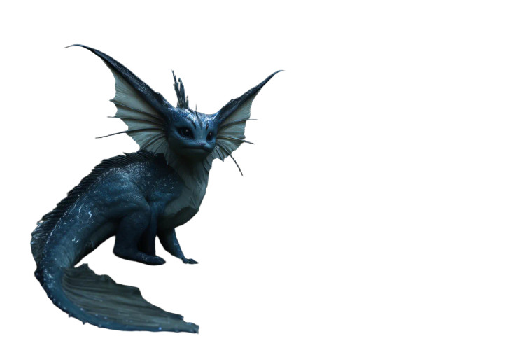 Vaporeon Creature Vinyl Car Decal Sticker – Waterproof & UV-Resistant 