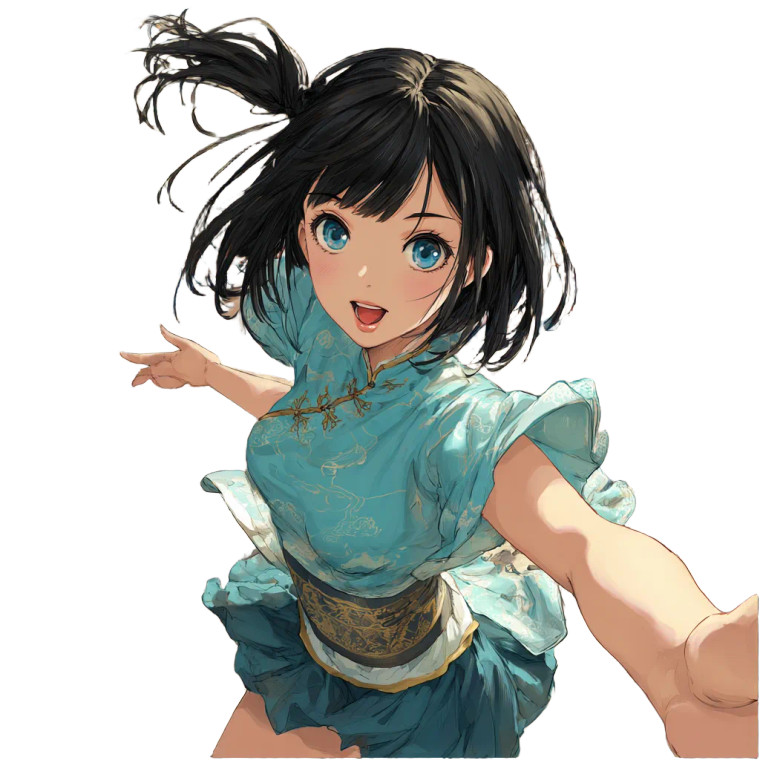 Dancing Anime Girl V5 Vinyl Car Decal Sticker – Waterproof & UV-Resistant 
