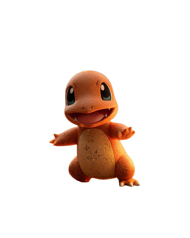 Joyful Charmander V2 Vinyl Car Decal Sticker – Waterproof & UV-Resistant 