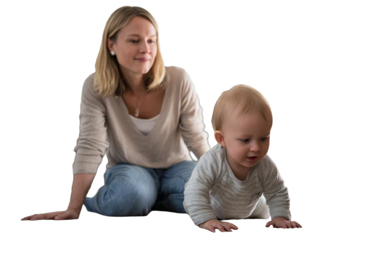 Loving Mother And Baby V2 Vinyl Car Decal Sticker – Waterproof & UV-Resistant 