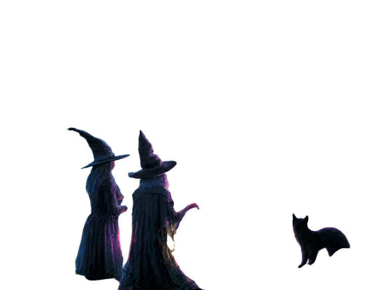 Halloween Witches Gathering Vinyl Car Decal Sticker – Waterproof & UV-Resistant 