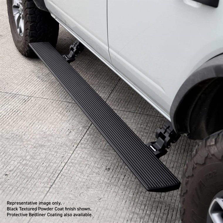 2021-2023 Ford Bronco Electric Running Board | Lighted Aluminum Power Step | Black | Plug And Play Wiring | 300lb Capacity