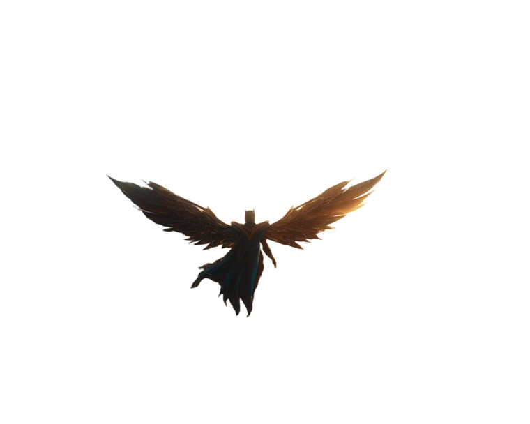 Winged Superhero Vinyl Car Decal Sticker – Waterproof & UV-Resistant 