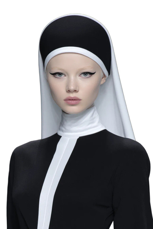 Modern Hijab Model Vinyl Car Decal Sticker – Waterproof & UV-Resistant 