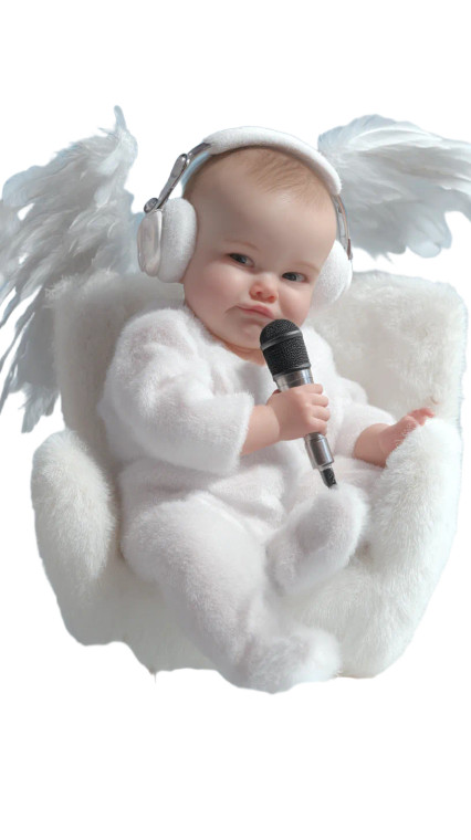 Angel Baby Girl V2 Vinyl Car Decal Sticker – Waterproof & UV-Resistant 