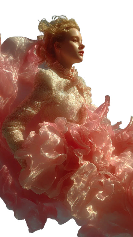 Levitating Woman Dreamscape Vinyl Car Decal Sticker – Waterproof & UV-Resistant 