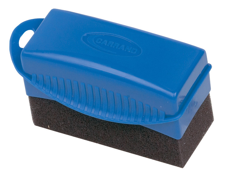 Innovative Black Foam Sponge | Contour Tire Dressing Pad | Blue Handle | Easy Clean