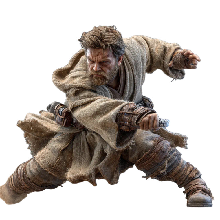 Obi Wan Action Vinyl Car Decal Sticker – Waterproof & UV-Resistant 