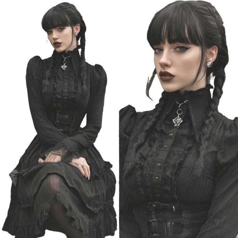 Goth Wednesday Vinyl Car Decal Sticker – Waterproof & UV-Resistant 