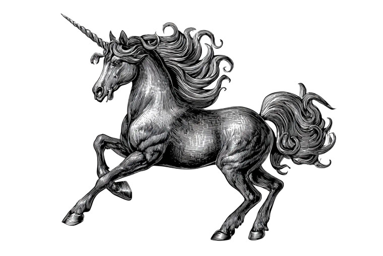 Majestic Unicorn Tattoo Vinyl Car Decal Sticker – Waterproof & UV-Resistant 