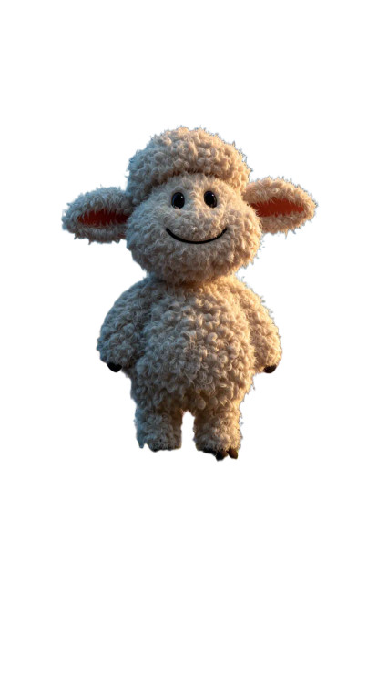 Eid Sheep Illustration Vinyl Car Decal Sticker – Waterproof & UV-Resistant 