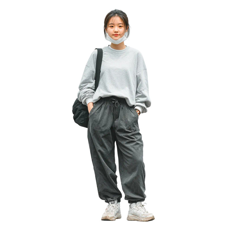 Urban Chinese Female Vinyl Car Decal Sticker – Waterproof & UV-Resistant 