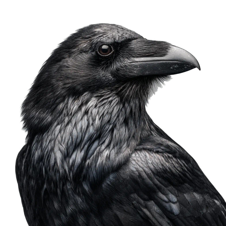 Ultra Realistic Raven Vinyl Car Decal Sticker – Waterproof & UV-Resistant 