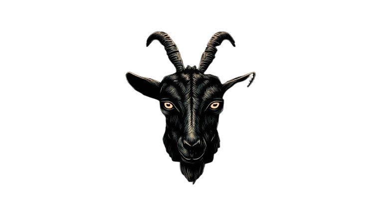 Shadow Goat Logo Vinyl Car Decal Sticker – Waterproof & UV-Resistant 