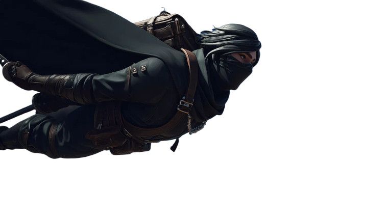 Ninja In Wingsuit Vinyl Car Decal Sticker – Waterproof & UV-Resistant 