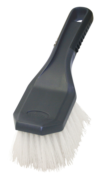 Carrand Grip Tech Tire Cleaning Brush | Ultimate Stiff Bristles | Comfort Molded Handle