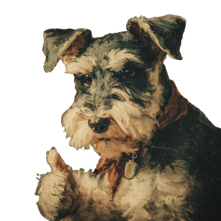 Schnauzer Sticker Vinyl Car Decal Sticker – Waterproof & UV-Resistant 