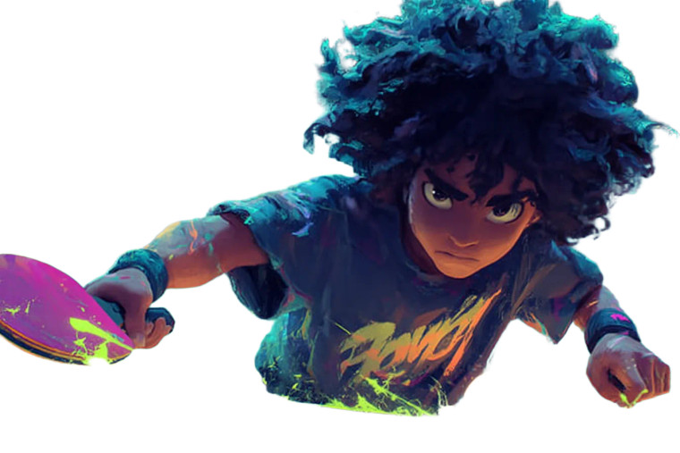 Stylized Table Tennis Vinyl Car Decal Sticker – Waterproof & UV-Resistant 