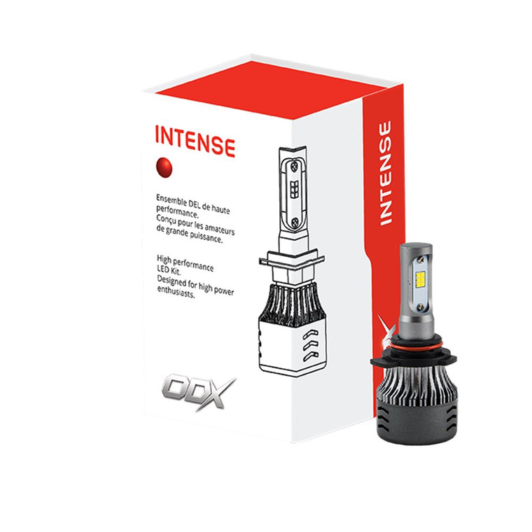 ODX Lighting Headlight Bulb LEDINTENSEH7 Intense Series; H7; LED Bulb; 9 To 32 Volt; Cold White Beam Color; 6000 Lumens; 6500K Light Color Temperature; Set Of 2