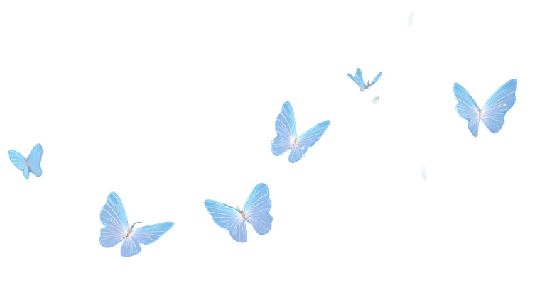 Glowing Fantasy Butterflies Vinyl Car Decal Sticker – Waterproof & UV-Resistant 