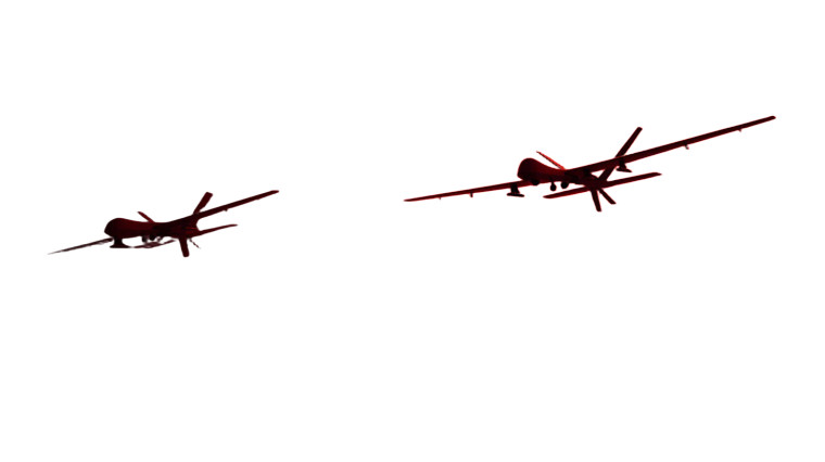 Strike Drones Sky Vinyl Car Decal Sticker – Waterproof & UV-Resistant 