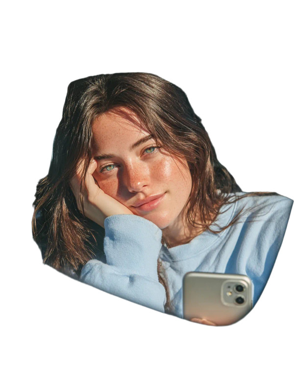 Selfie In Mirror V4 Vinyl Car Decal Sticker – Waterproof & UV-Resistant 