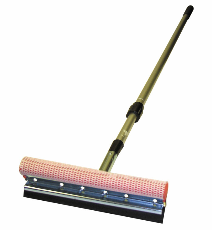 Carrand 10 Inch Squeegee | EPDM Pliable Blade | Extendable Handle | Rust Resistant