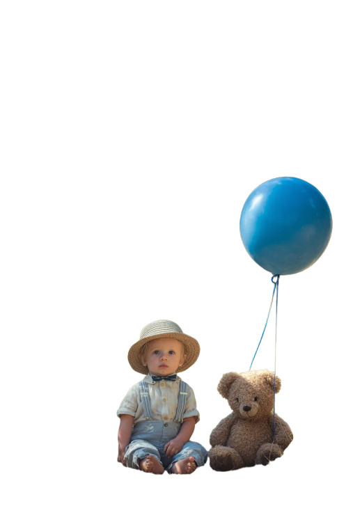 Boy With Balloon V4 Vinyl Car Decal Sticker – Waterproof & UV-Resistant 