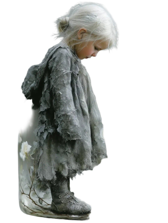 Porcelain Girl In Bottle Vinyl Car Decal Sticker – Waterproof & UV-Resistant 