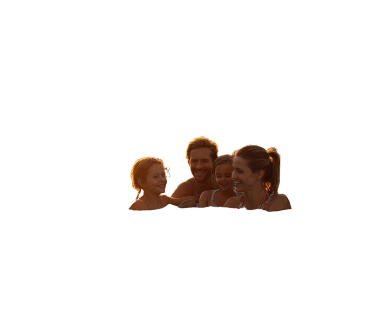 Happy Family Pool V2 Vinyl Car Decal Sticker – Waterproof & UV-Resistant 