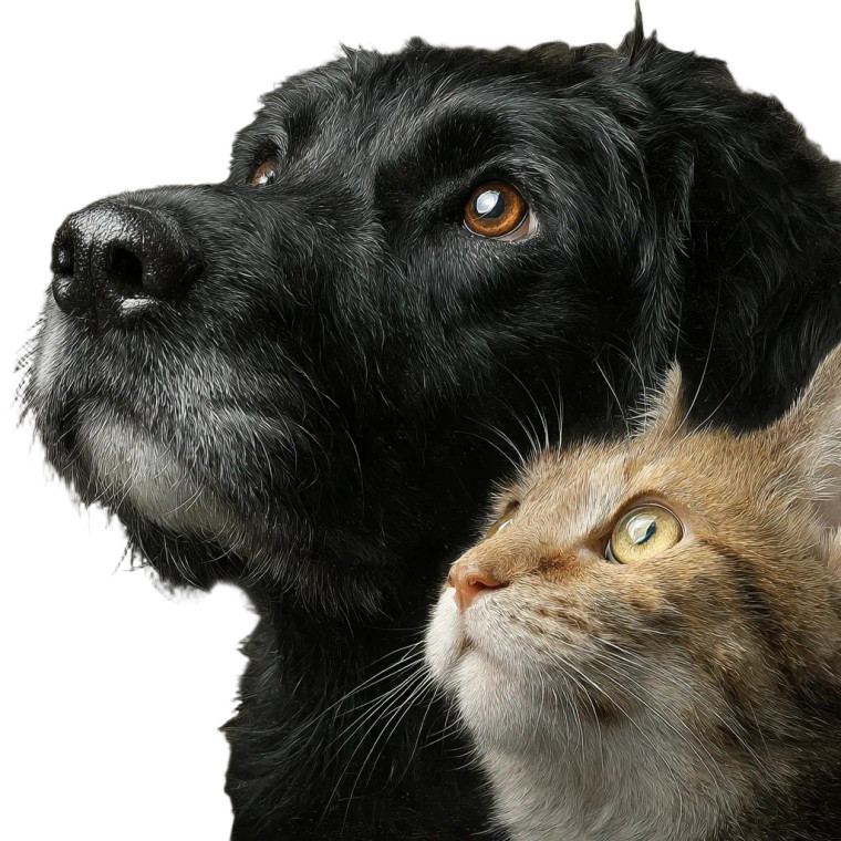 Dog And Cat V5 Vinyl Car Decal Sticker – Waterproof & UV-Resistant 