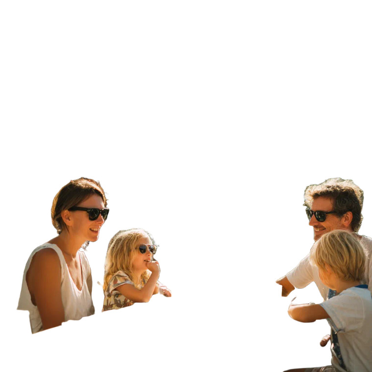 Family Outdoor Lunch Vinyl Car Decal Sticker – Waterproof & UV-Resistant 