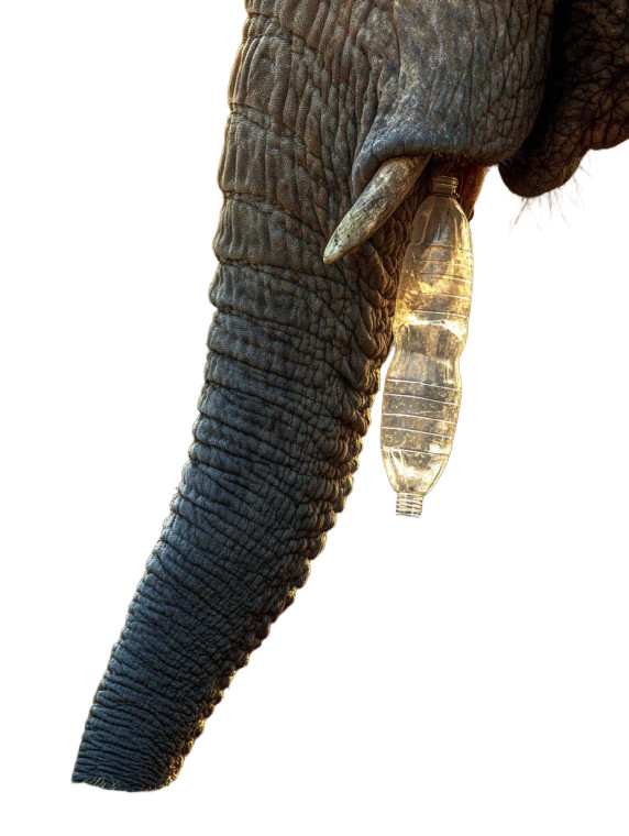 Elephant'S Trunk Grab Vinyl Car Decal Sticker – Waterproof & UV-Resistant 