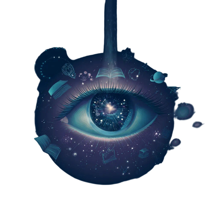 Surreal Cosmic Eye Vinyl Car Decal Sticker – Waterproof & UV-Resistant 