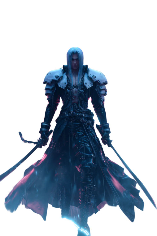 Nightmare Angel Sephiroth Vinyl Car Decal Sticker – Waterproof & UV-Resistant 