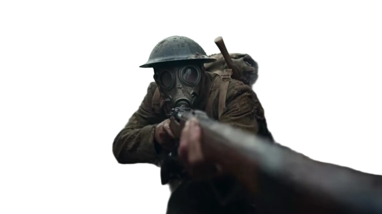 Gas-Masked Soldier Vinyl Car Decal Sticker – Waterproof & UV-Resistant 