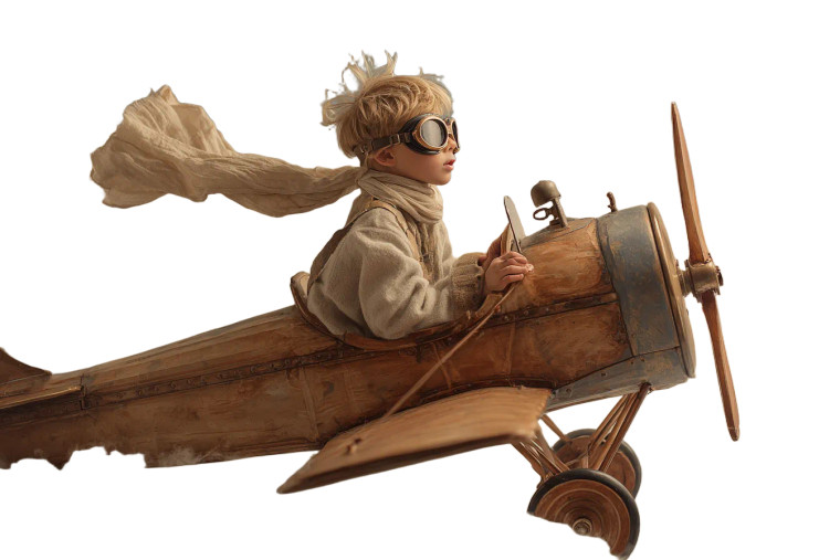 Flying Boy Adventure Vinyl Car Decal Sticker – Waterproof & UV-Resistant 