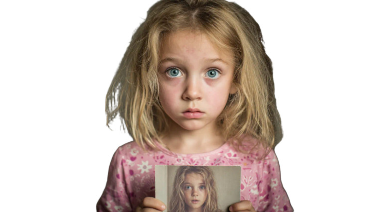 Frightened Blonde Girl Vinyl Car Decal Sticker – Waterproof & UV-Resistant 