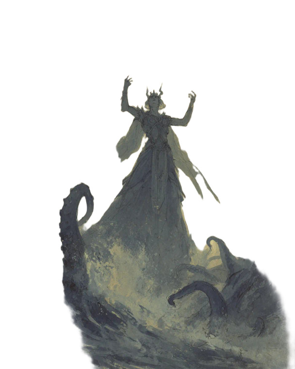 Goddess And Cthulhu Vinyl Car Decal Sticker – Waterproof & UV-Resistant 