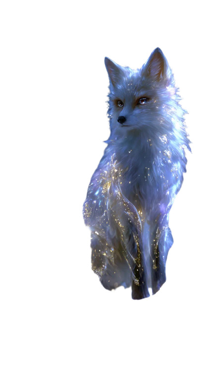 Phantom Fox Vinyl Car Decal Sticker – Waterproof & UV-Resistant 