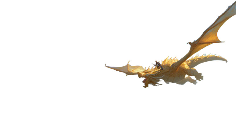 Gold Dragon Flight V2 Vinyl Car Decal Sticker – Waterproof & UV-Resistant 
