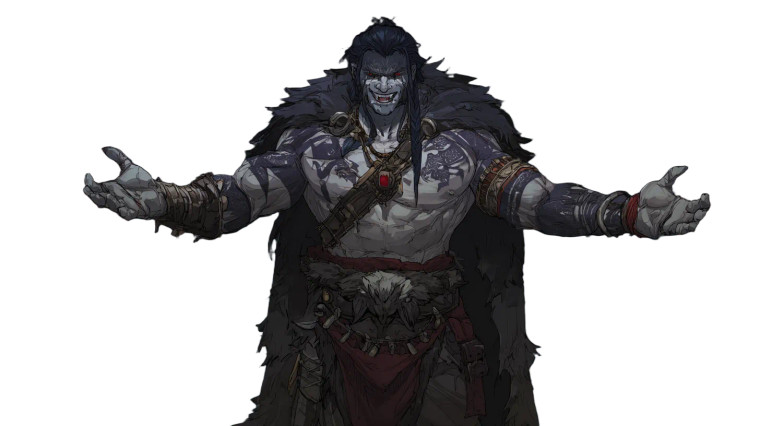 Barbarian Beastman Vinyl Car Decal Sticker – Waterproof & UV-Resistant 