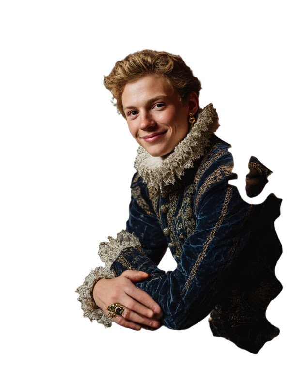 Charming Velvet Nobleman Vinyl Car Decal Sticker – Waterproof & UV-Resistant 