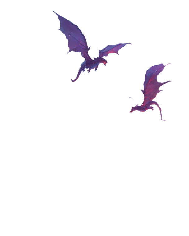 Dark Fantasy Dragons Vinyl Car Decal Sticker – Waterproof & UV-Resistant 
