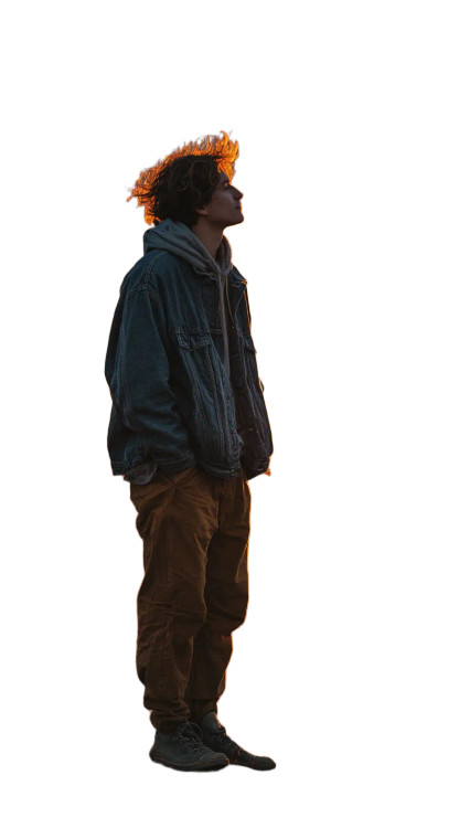 Hopeful Horizon Vinyl Car Decal Sticker – Waterproof & UV-Resistant 