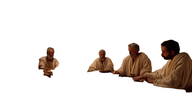 Ancient Scholars Debate Vinyl Car Decal Sticker – Waterproof & UV-Resistant 