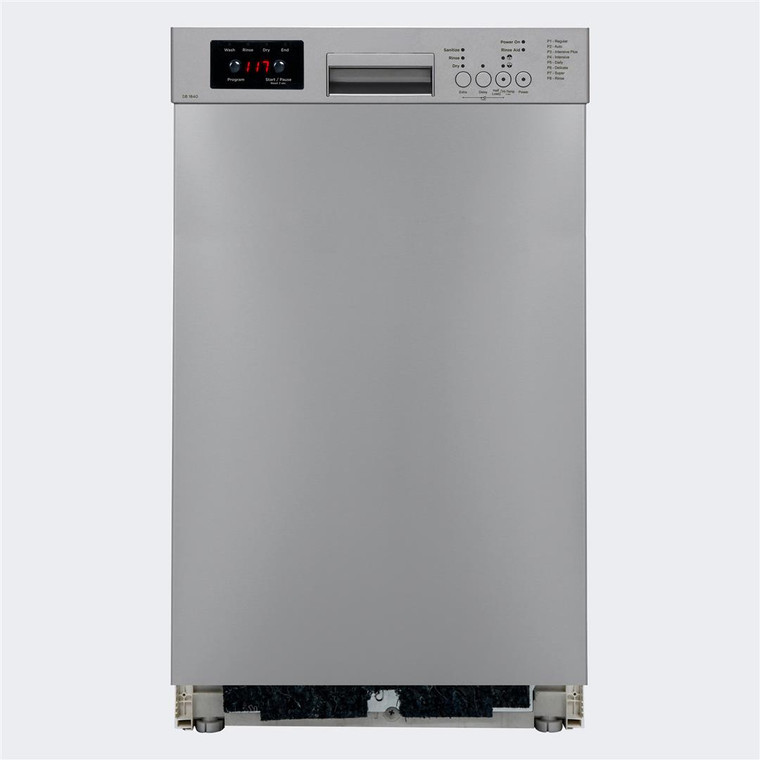 Pinnacle 18 Inch Dishwasher | Superior Cleaning, Ultra Quiet, Environment Friendly