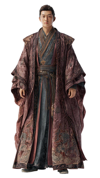 Xianxia Robed Man Vinyl Car Decal Sticker – Waterproof & UV-Resistant 