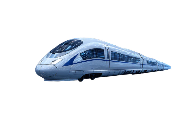 Futuristic High-Speed Train V2 Vinyl Car Decal Sticker – Waterproof & UV-Resistant 